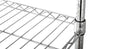 7 Tier Wire Shelving Unit, 2450 Lbs Nsf Height Adjustable Metal Garage Storage Shelves With Wheels, Heavy Duty Storage Wire Rack Metal Shelves Chrome Chrome Iron Plastic