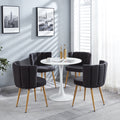 Modern Gray Dining Chair Set Of 2 With Iron Tube Wood Color Legs, Shorthair Cushions And Comfortable Backrest, Suitable For Dining Room, Living Room, Cafe, Simple Structure. Grey Fabric
