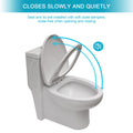 Ceramic One Piece Toilet,Dual Flush With Soft Clsoing Seat White Ceramic