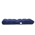 Modern Folding Lounge Chaise For Living Room And Bedroom,5 Reclining Position, Djustable Foldable Modern Leisure Sofa Video Gaming Sofa Navy Cotton Metal