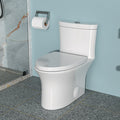 Ceramic One Piece Toilet,Dual Flush With Soft Clsoing Seat White Ceramic