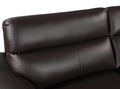 Genuine Leather Chair Brown Foam Leather