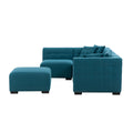 Sectional Sofa With Removable Ottoman Green Green Fabric