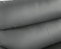 Genuine Leather Sofa Gray Foam Leather