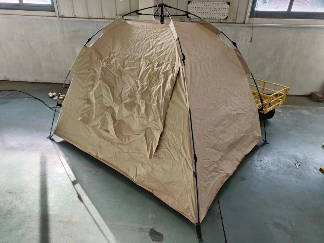 Tent, Quick Opening Automatic Tent, Waterproof And Uv Resistant Tent, Suitable For 2 3 People Camping, Picnic, Outdoor Travel Tent Khaki Khaki Classic Polyester