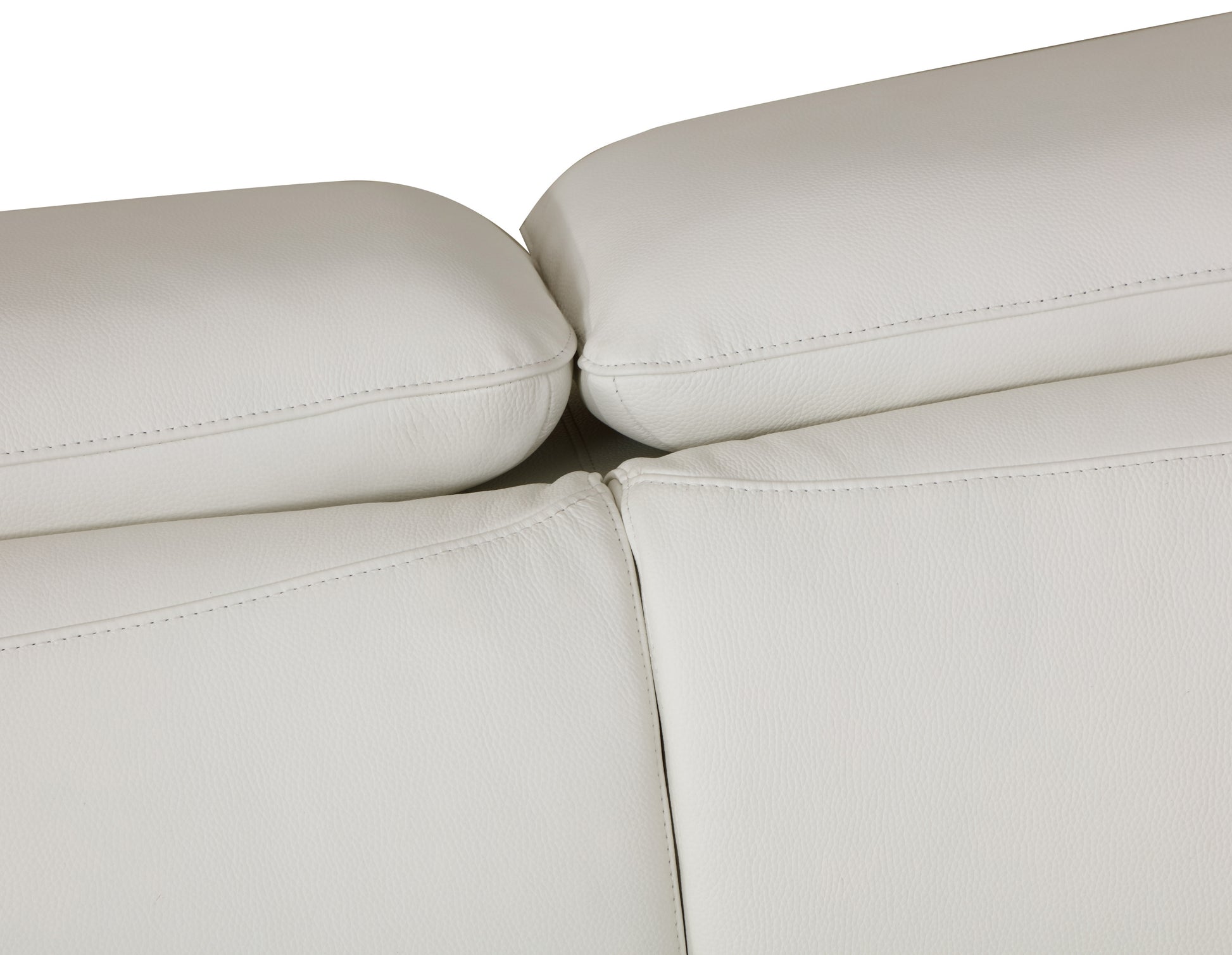 Top Grain Italian Leather Chair White Foam Leather