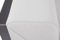 Top Grain Italian Leather Chair White Foam Leather