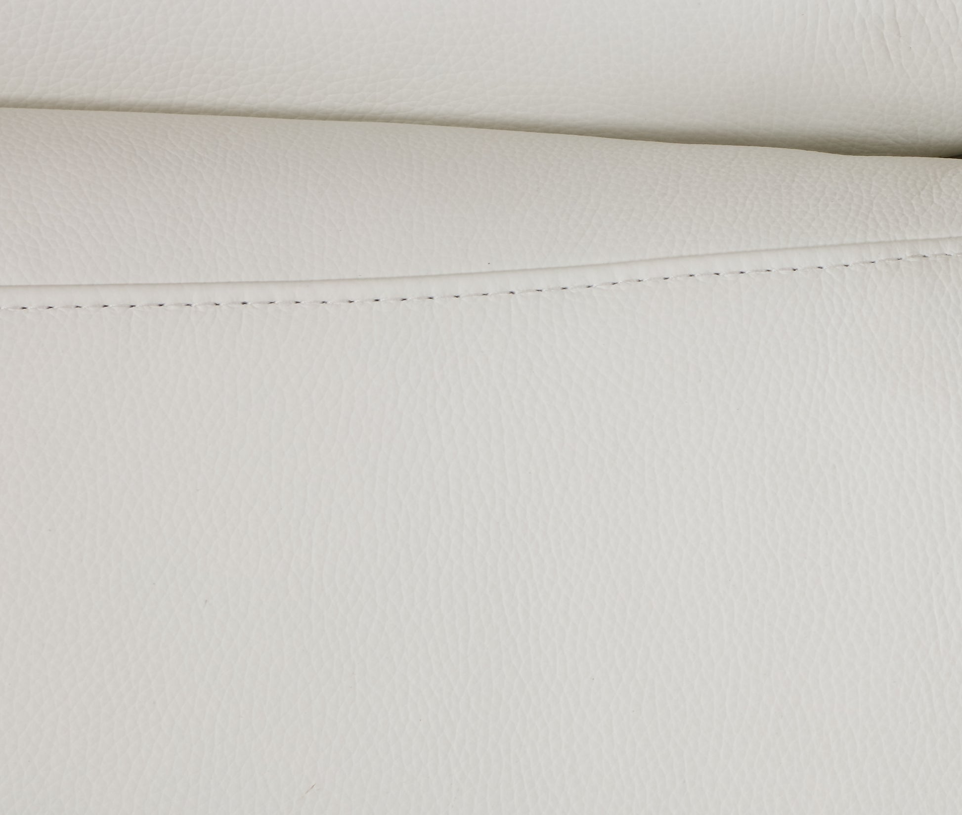Top Grain Italian Leather Chair White Foam Leather