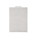 Della Modern Upholstered Castered Chair In Sea Oat Beige Foam Fabric