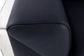 Top Grain Italian Leather Chair Black Foam Leather