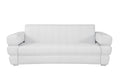 Top Grain Italian Leather Sofa White Foam Leather