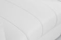 Top Grain Italian Leather Loveseat White Foam Leather