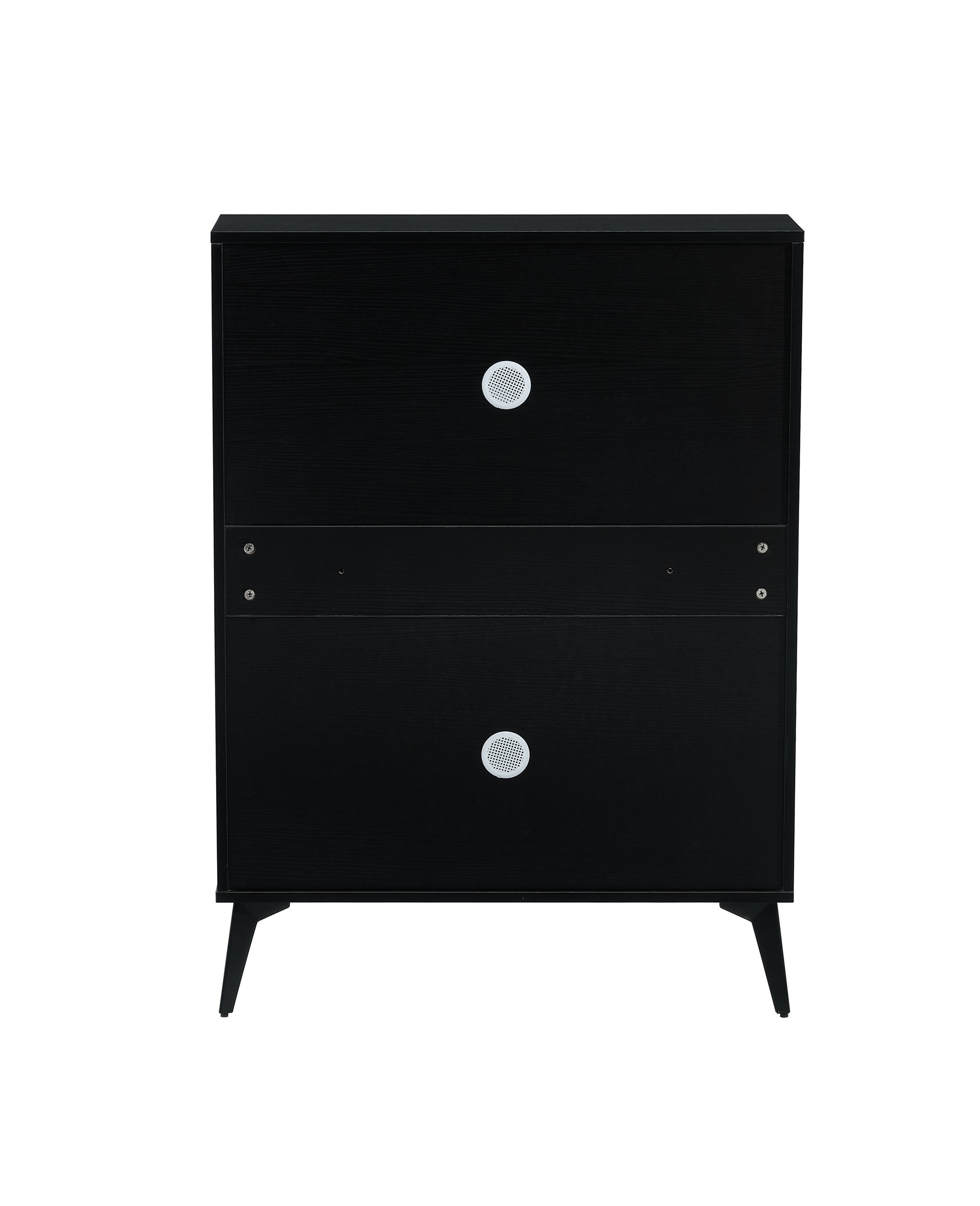 Shoe Cabinetshoe Storage Shelves, Black Black Mdf