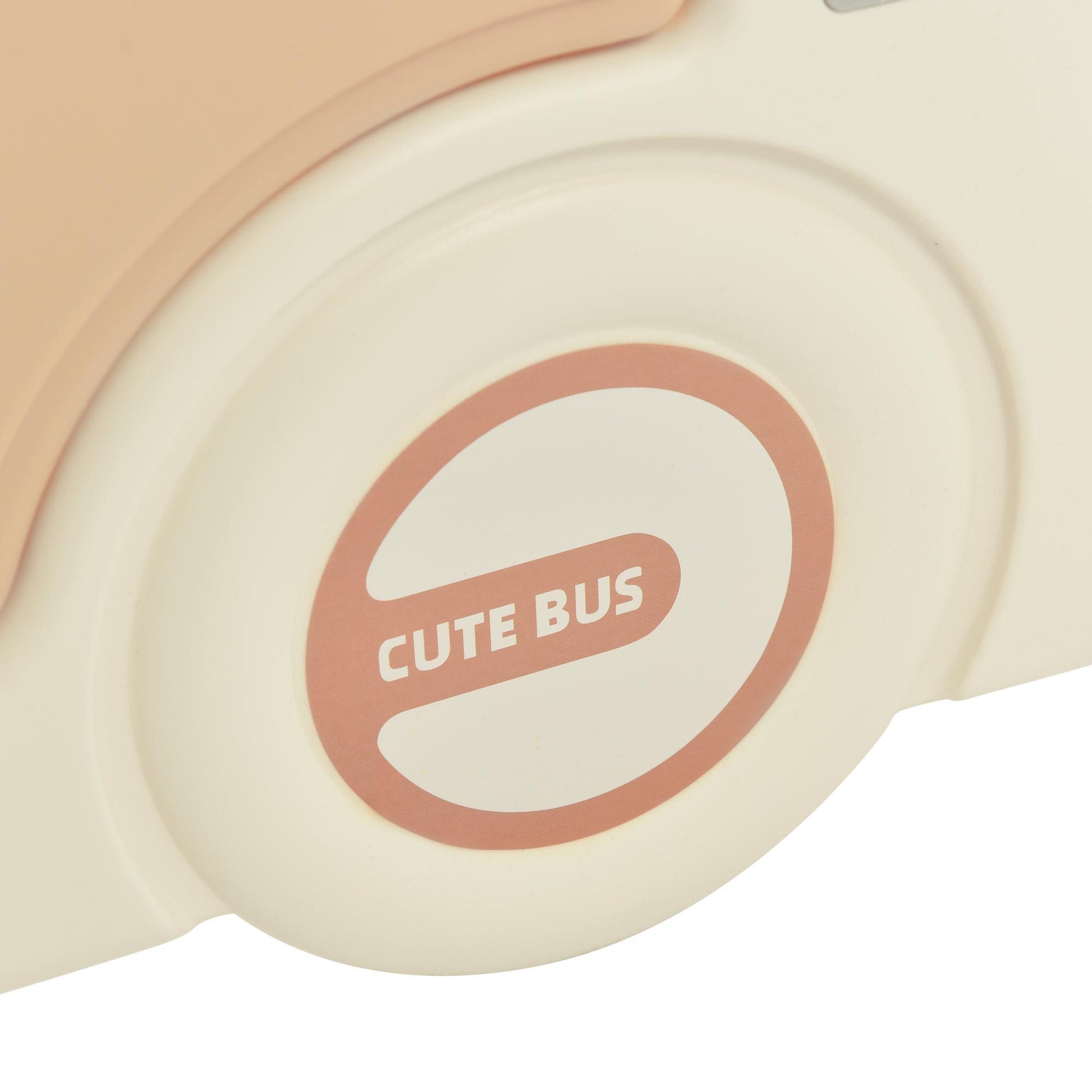 Kids Slide With Bus Play Structure, Freestanding Bus Toy With Slide For Toddlers, Bus Slide Set With Basketball Hoop Beige Hdpe