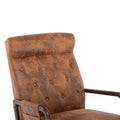 Coolmore Rocking Chair With Ottoman, Mid Century Modern Upholstered Fabric Rocking Armchair, Rocking Chair Nursery With Thick Padded Cushion, High Backrest Accent Glider Rocker Chair For Living Room Coffee Solid Wood
