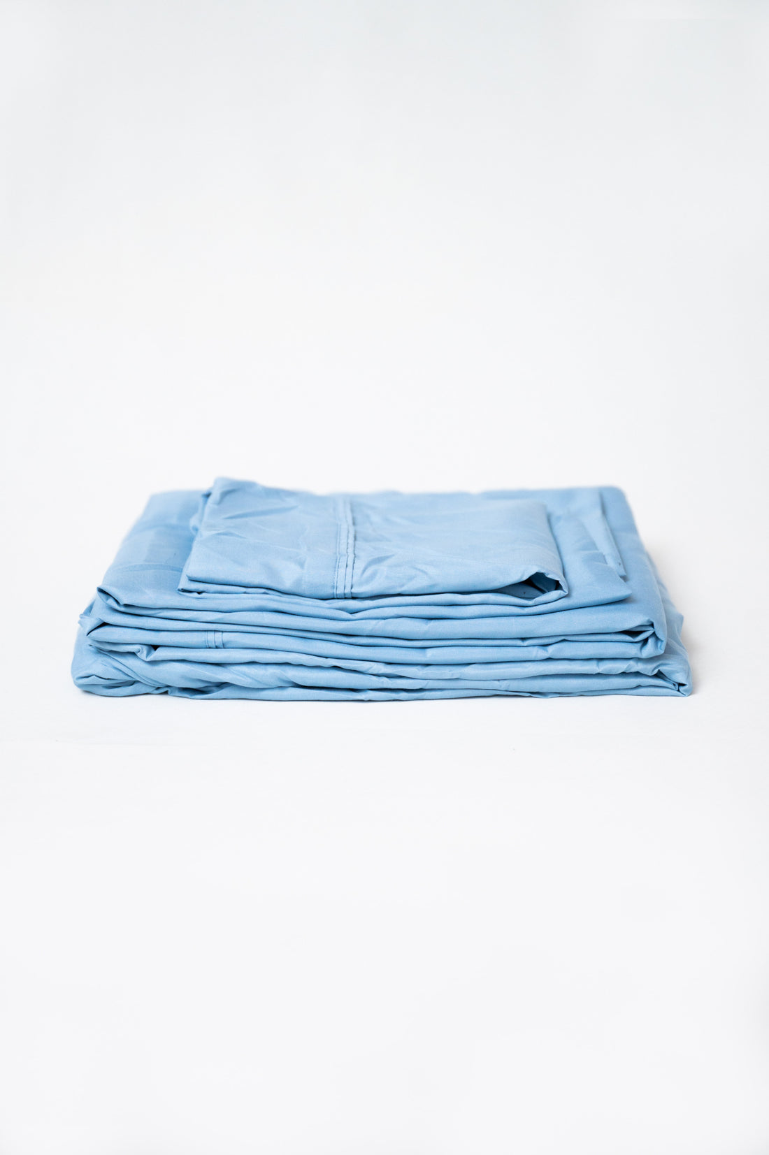 4 Piece Sapphire Brushed Microfiber California King Hypoallergenic Sheet Set Blue Microfiber