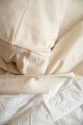 4 Piece Cream Bamboo Twin Hypoallergenic Sheet Set Cream Bamboo