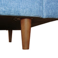 Anderson Chair Denim Blue Blue Upholstered