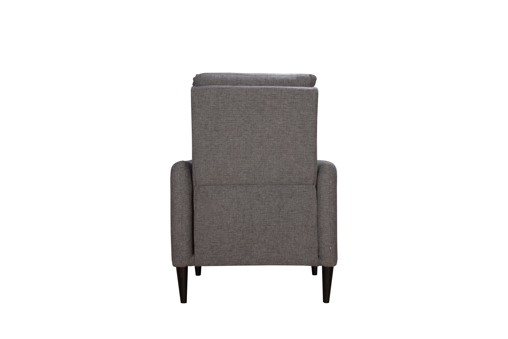 Molson Pushback Recliner Chair Carbon Black Gunmetal Black Upholstered
