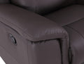 Reclining Modern Leather Air Upholstered Chair Brown Foam Leather