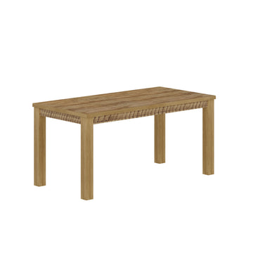 Albany 63 Inches Solid Wood Dining Table For 6, Small Kitchen Table, Dinner Table, Breakfast Table Walnut Solid Wood