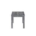 Albany 63 Inches Solid Wood Dining Table For 6, Small Kitchen Table, Dinner Table, Breakfast Table Gray Solid Wood