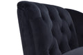 Video 58''Velvet Chaise Lounge,Button Tufted Right Arm Facing Lounge Chair With Trim & Solid Wood Legs For Living Room Or Office,Sleeper Lounge Sofa Style Of Wf284880Aab Black Fabric Velvet