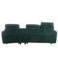 United We Win Storage Sofa Living Room Sofa Cozy Sectional Sofa Emerald Polyester