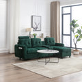 United We Win Storage Sofa Living Room Sofa Cozy Sectional Sofa Emerald Polyester