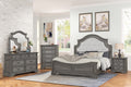 Grace Traditional Style 7 Drawer Dresser Made With Wood In Rustic Gray Gray Drawer 5 Drawers & Above Bedroom Ball Bearing Glides Traditional Solid Wood Antique Solid Wood Mdf Wood