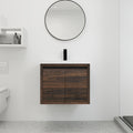 Bathroom Cabinet With Sink,Soft Close Doors,Float Mounting Design,24 Inch For Small Bathroom,24X18 Kd Packing ,W128650530 California Walnut 2 Bathroom Wall Mounted Modern Plywood