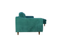 Anderson Raf Sectional Turquoise Blue Upholstered