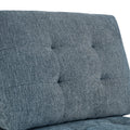 U Shape Modular Sectional Sofa,Diy Combination,Includes Seven Single Chair, Four Corner And One Ottoman,Navy Blue Navy Plywood Chenille