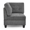 Corner Sofa For Modular Sectional,Grey Chenille 31.5