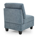 Single Chair For Modular Sectional,Navy 26.5