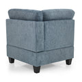 Corner Sofa For Modular Sectional,Navy Chenille 31.5