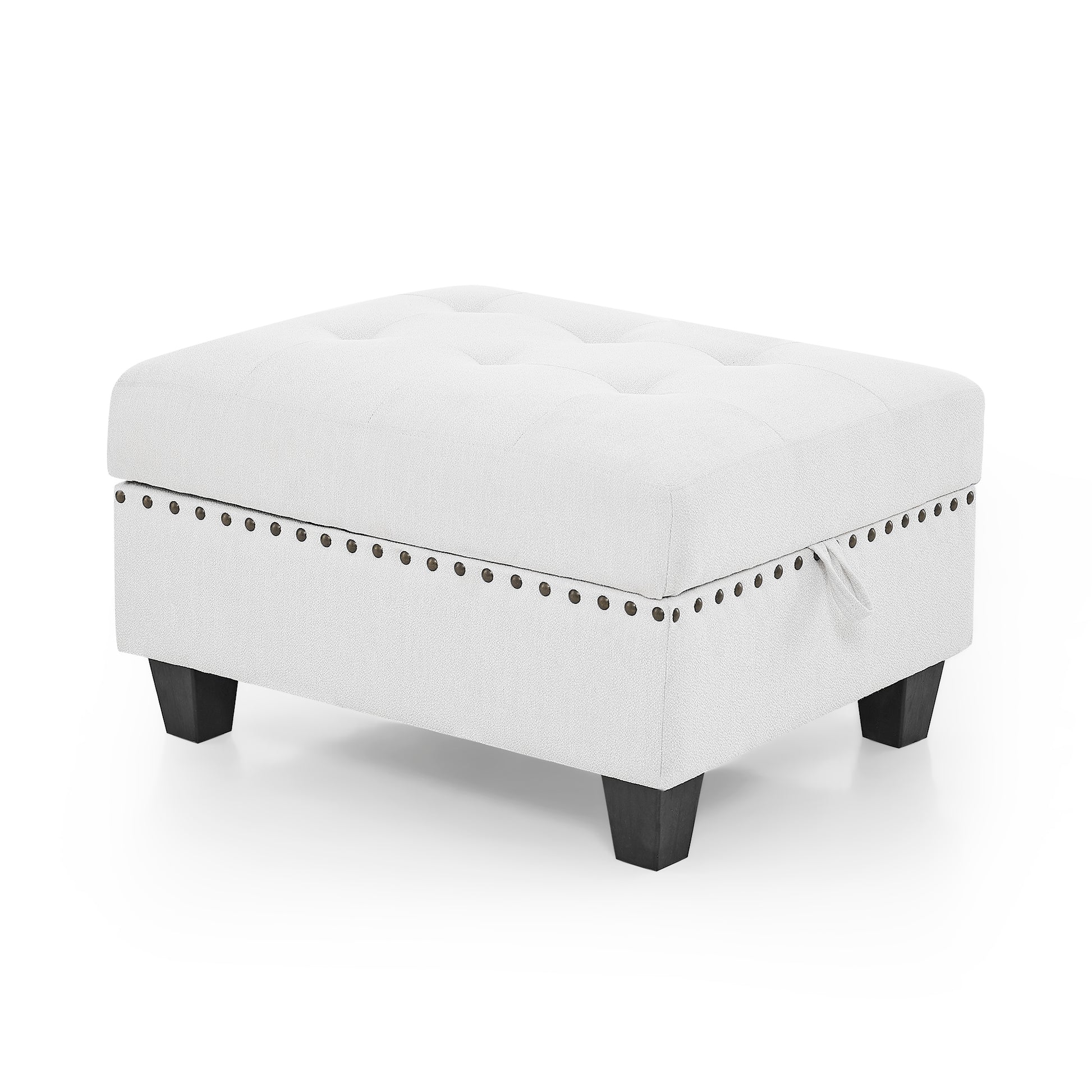 U Shape Modular Sectional Sofa,Diy Combination,Includes Four Single Chair And Two Corner,Ivory Chenille Ivory Chenille