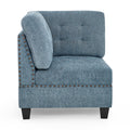 Corner Sofa For Modular Sectional,Navy Chenille 31.5