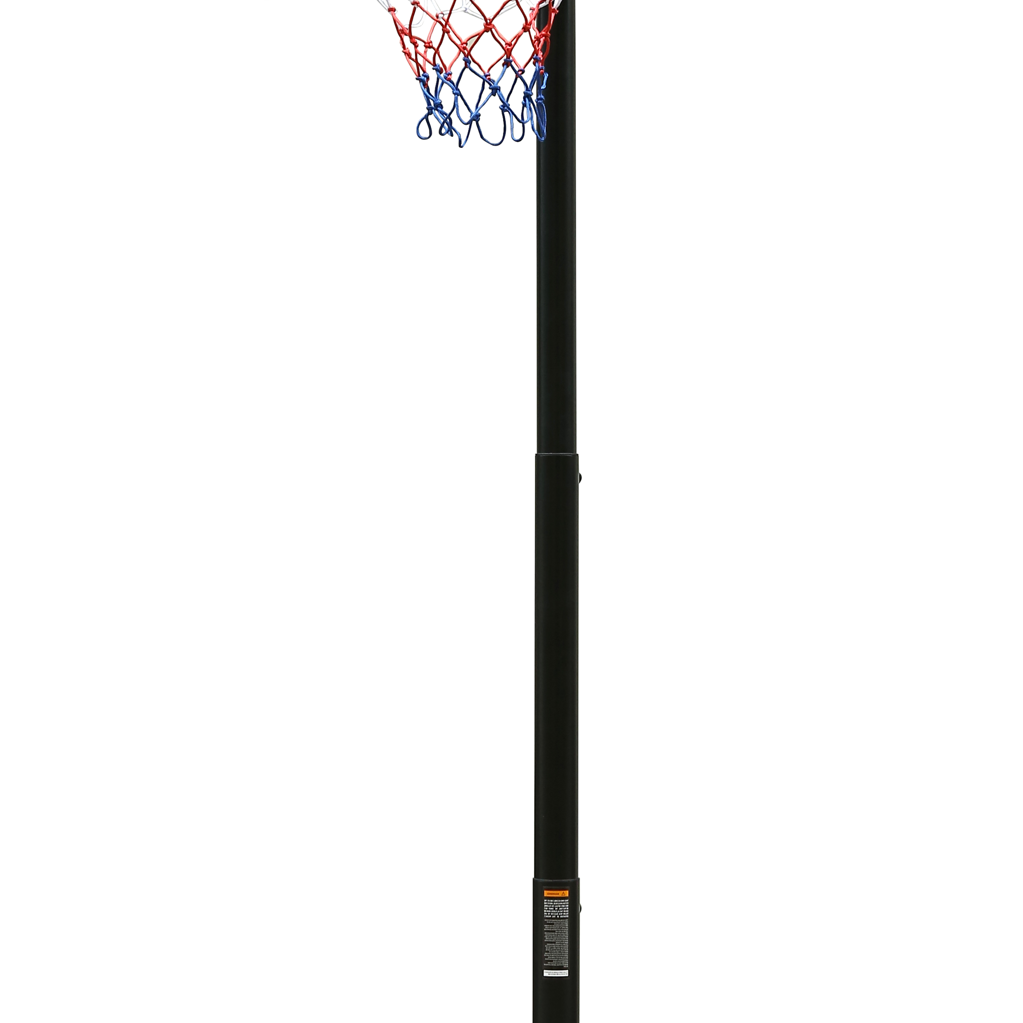 Portable Basketball Hoop Height Adjustable Basketball Hoop Stand 6.6Ft 10Ft With 44 Inch Backboard And Wheels For Adults Teens Outdoor Indoor Black Sporty Iron