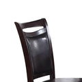 Dining Room Furniture Dark Brown Dining Table W Butterfly Leaf 6X Side Chairs Wooden Top 7Pc Set Rectangular Table Contemporary Dark Brown Dining Room Contemporary,Modern Rubber Wood