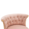 Coolmore Swivel Bar Stools With Backrest Footrest With A Fixed Height Of 360 Degrees Pink Solid Wood