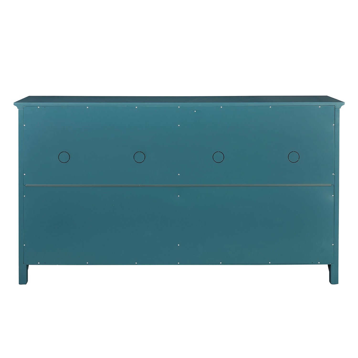 65" Tv Console, Storage Buffet Cabinet, Sideboard With Glass Door And Adjustable Shelves, Console Table, Teal Blue Teal Blue Primary Living Space Modern Mdf Glass