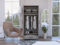 Conway Rectangle Armoire Light Gray Light Gray Particle Board