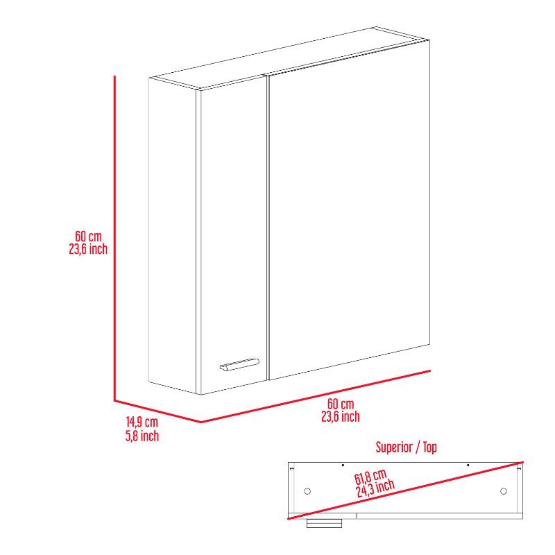 4 Shelf Bathroom Medicine Cabinet With Mirror Light Gray Particle Board