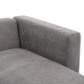 Luxury Modern Style Living Room Upholstery Sofa Gray Chenille