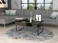 Carbon Espresso And Onyx 1 Shelf Lift Top Coffee Table Espresso Particle Board