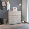 Calvetta 3 Drawer Dresser Light Grey Light Gray Particle Board