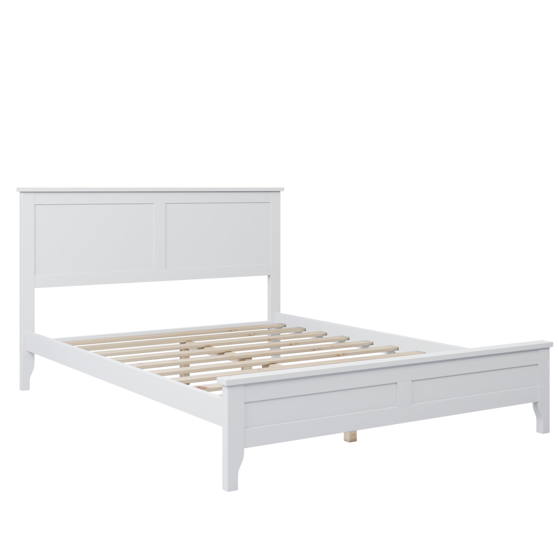 White Solid Wood 5 Pieces Full Bedroom Sets Bed Nightstand*2 Chest Dresser Old Sku:Bs515100Aak Full White 5 Piece Set Solid Wood