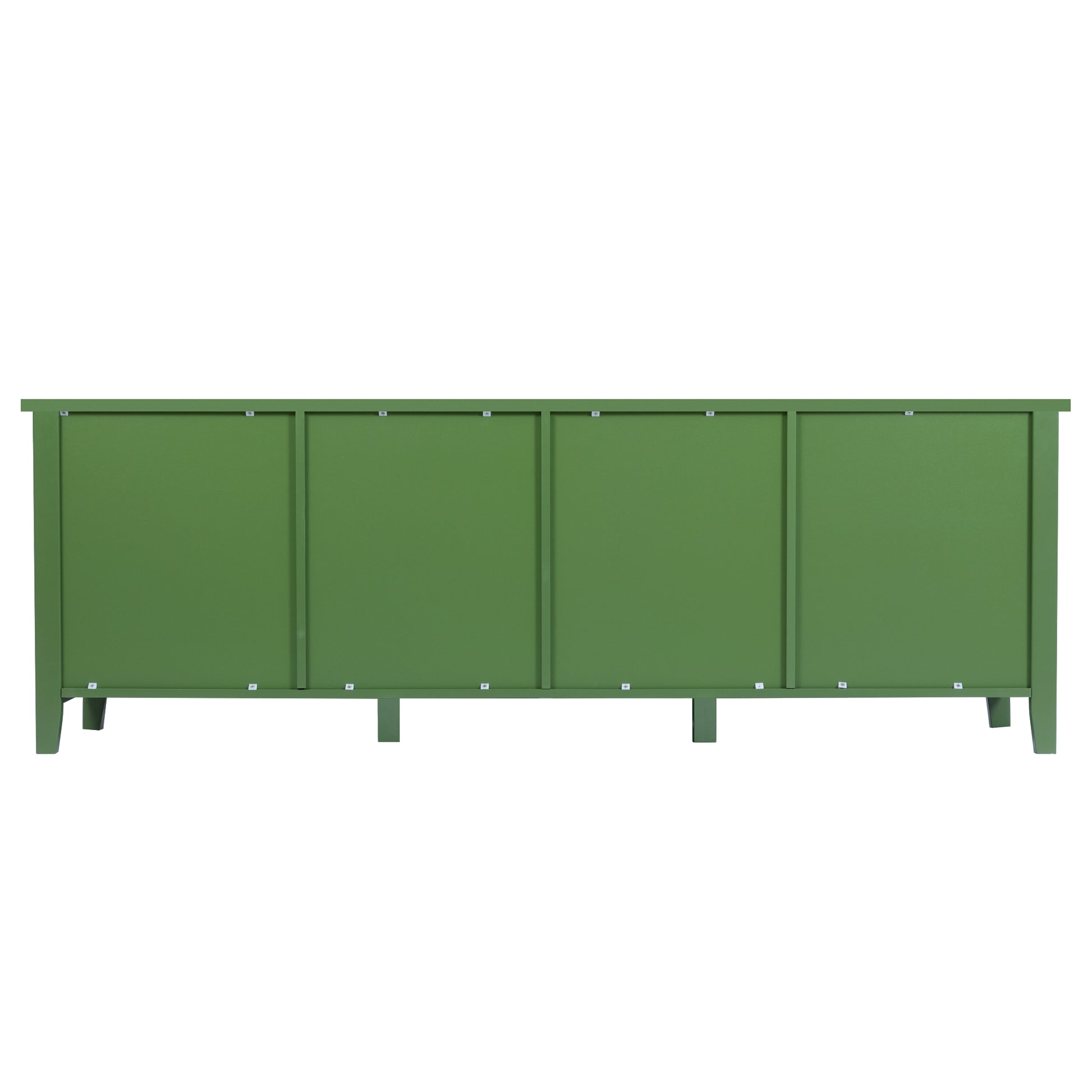 71 Inch Stylish Tv Cabinet,Entertainment Centertv Stand,Tvconsoletable, Media Console,Solidwood Frame,Changhong Glass Door,Metal Handle,Antique Green,For The Children'S Room,Bedroom Living Room Antique Green Primary Living Space 75 Inches 70 79 Inches