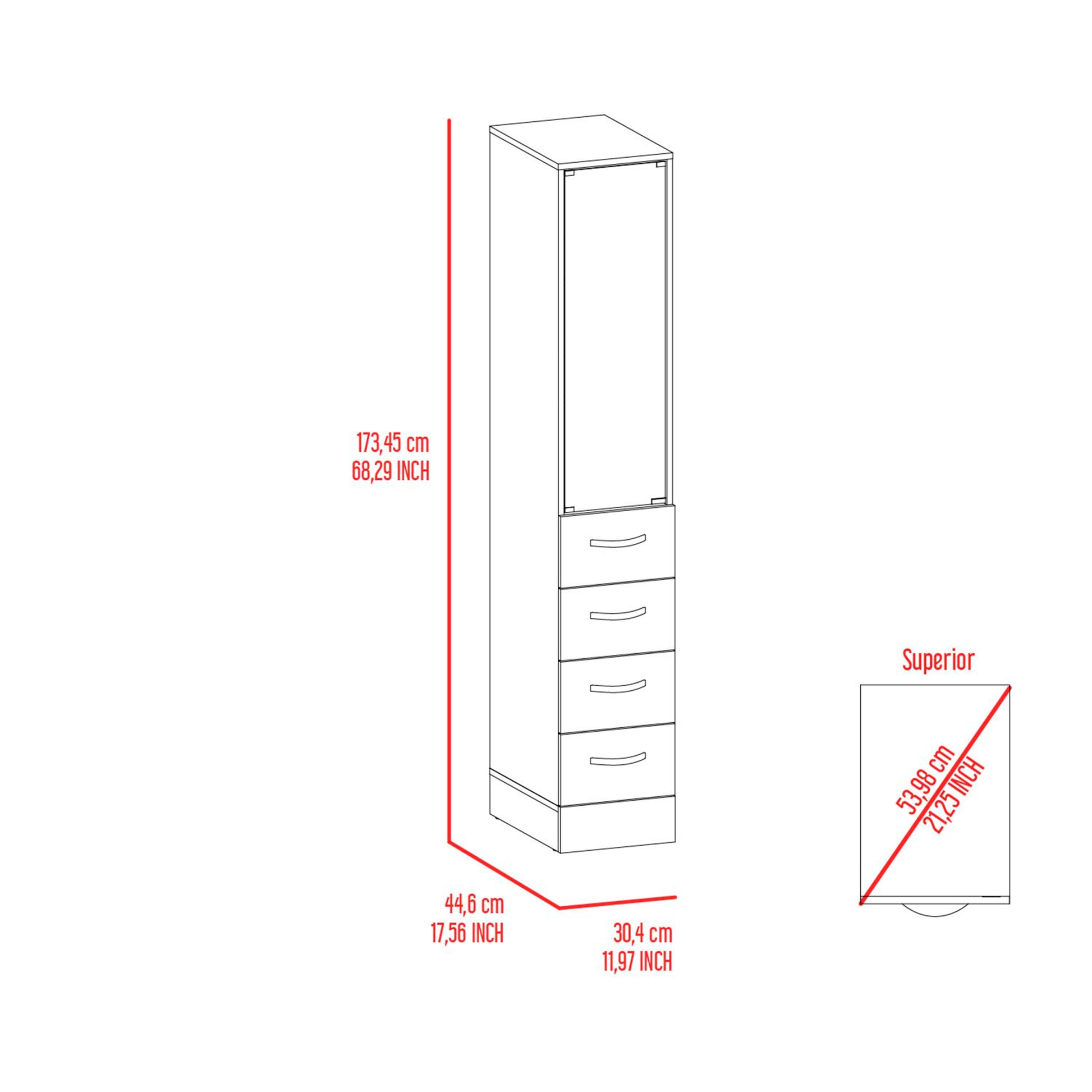 White 3 Drawer 3 Shelf Linen Cabinet Freestanding 3 4 Drawers White White Primary Living Space Drawers Included Particle Board